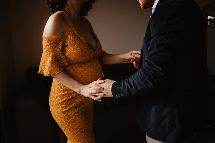 Photos | Séance photos de grossesse hivernale